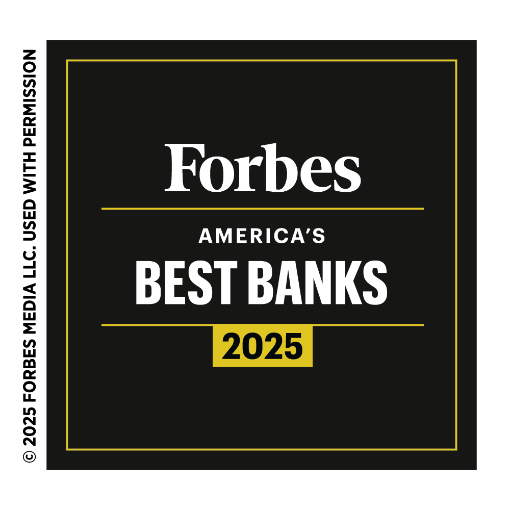 2025-Forbes-Americas Best Banks Award Logo